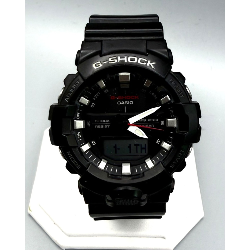 Casio G-Shock GA-800-1A Module 5535 Black Ana-Digi Men's Watch Working